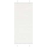 Store plissé blanc 90x200 cm largeur du tissu 89,4 cm polyester