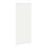 Store plissé blanc 90x200 cm largeur du tissu 89,4 cm polyester