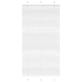 Store plissé blanc 110x200cm largeur du tissu 109,4cm polyester