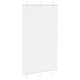 Store plissé blanc 115x200cm largeur du tissu 114,4cm polyester