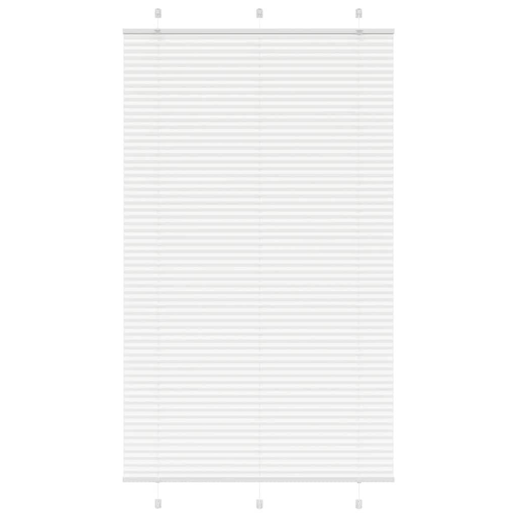 Store plissé blanc 120x200cm largeur du tissu 119,4cm polyester