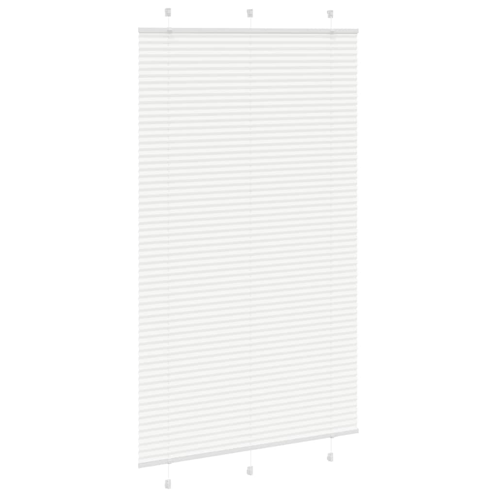 Store plissé blanc 120x200cm largeur du tissu 119,4cm polyester