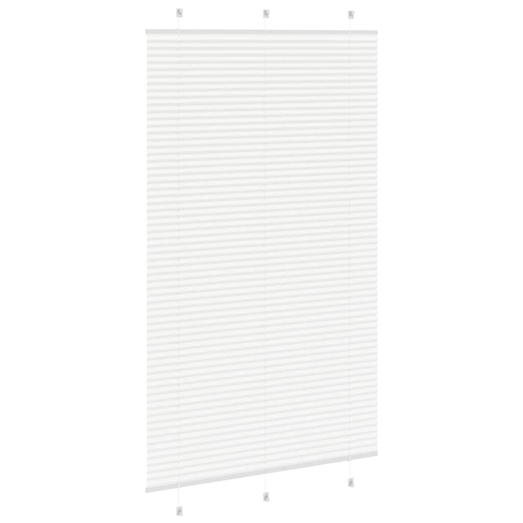 Store plissé blanc 120x200cm largeur du tissu 119,4cm polyester