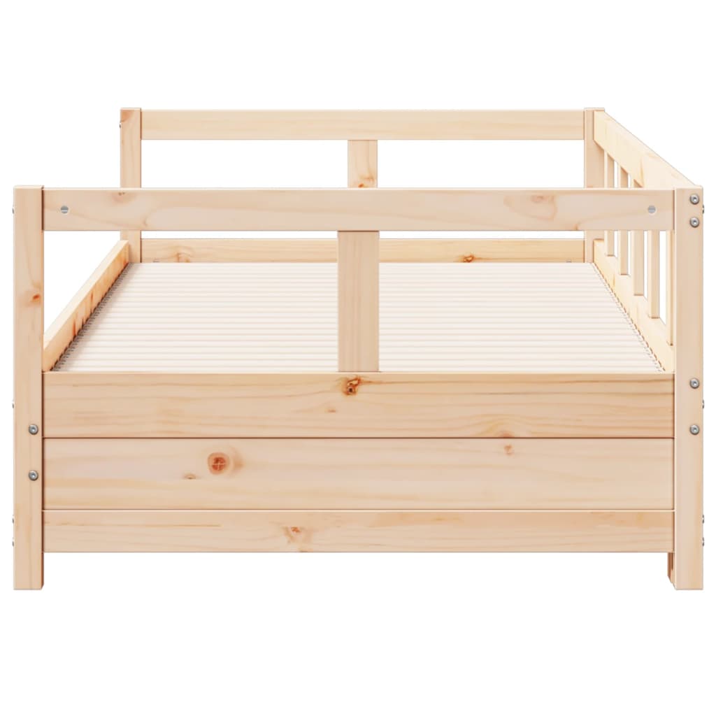 Lit de jour sans matelas 90x190 cm bois de pin massif