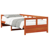 Lit de jour sans matelas cire marron 80x200 cm bois pin massif