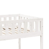 Lit pour enfants sans matelas blanc 80x200cm bois de pin massif