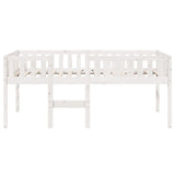 Lit pour enfants sans matelas blanc 90x190cm bois de pin massif