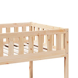 Lit pour enfants sans matelas 75x190 cm bois de pin massif