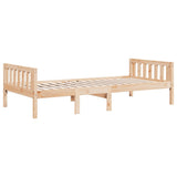 Lit pour enfants sans matelas 80x200 cm bois de pin massif