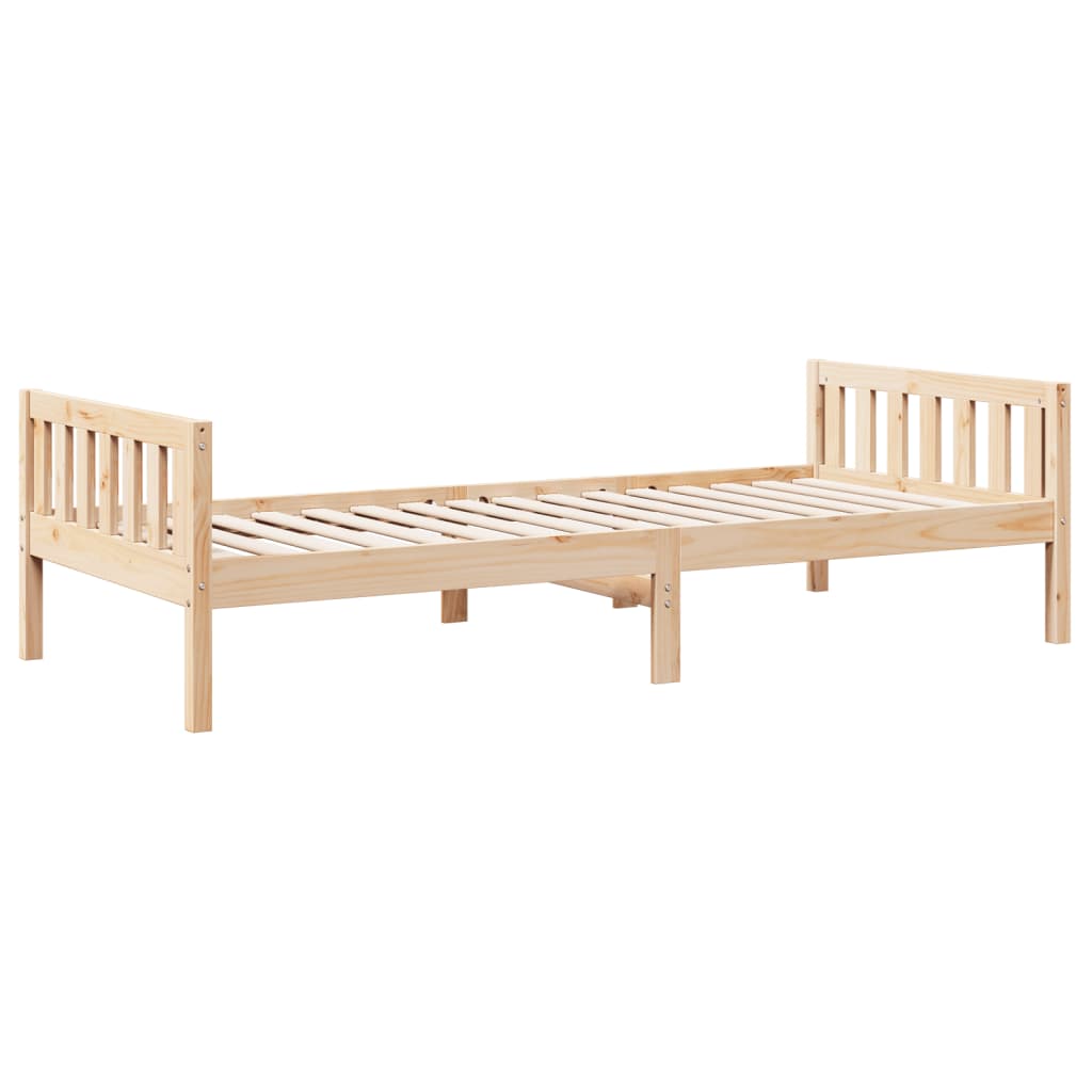 Lit pour enfants sans matelas 80x200 cm bois de pin massif