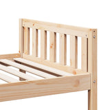 Lit pour enfants sans matelas 80x200 cm bois de pin massif