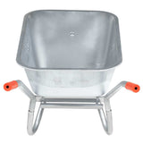 Wheelbarrow 90 L 150 kg galvanized steel and plastic