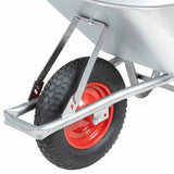 Wheelbarrow 90 L 150 kg galvanized steel and plastic