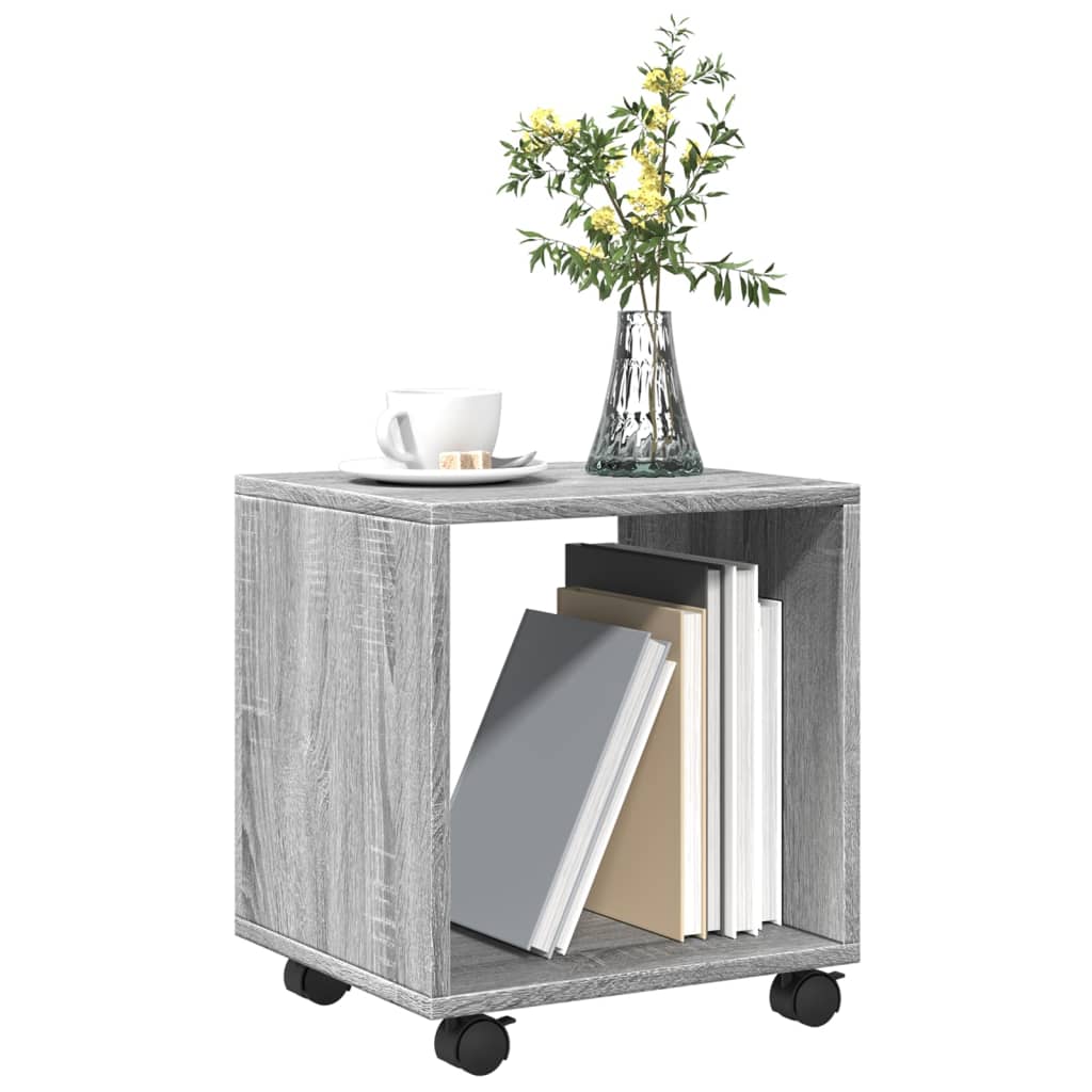 Sonoma grauer Rollschrank 37x33x42,5 cm, Holzwerkstoff