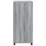 Sonoma grauer Rollschrank 55x40x91 cm, Holzwerkstoff