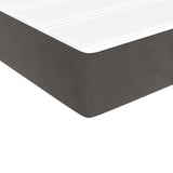 Matelas de lit à ressorts ensachés 100x210x20 cm velours