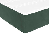 Matelas de lit à ressorts ensachés 140x210x20 cm velours