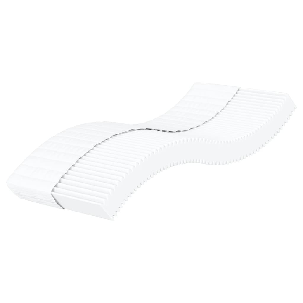 Matelas en mousse blanc 90x210 cm dureté H2 H3