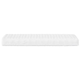 Matelas en mousse blanc 90x210 cm dureté H2 H3