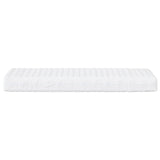 Matelas en mousse blanc 100x210 cm dureté H2 H3