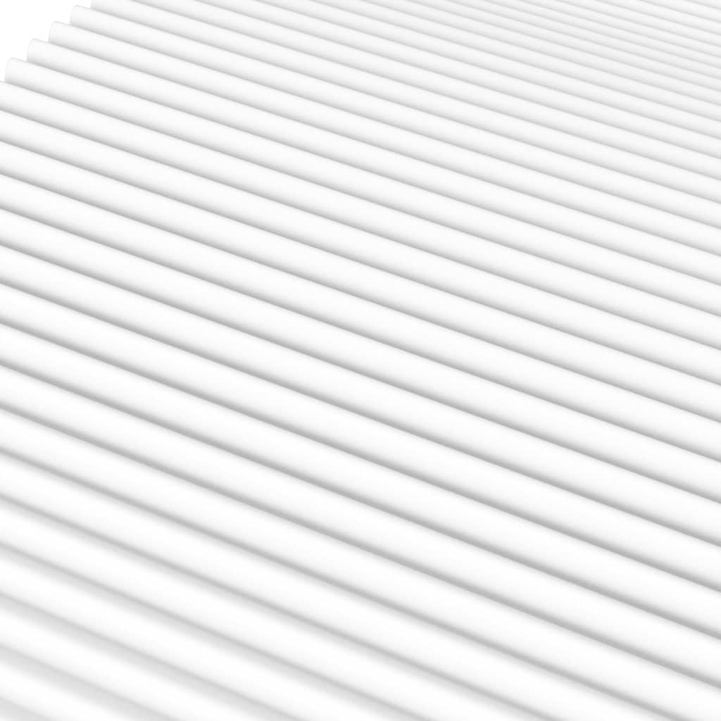 Matelas en mousse blanc 100x210 cm dureté H2 H3