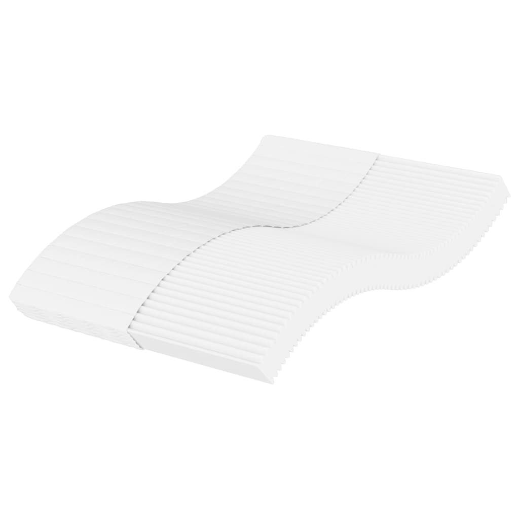 Matelas en mousse blanc 120x210 cm dureté H2 H3