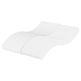 Matelas en mousse blanc 120x210 cm dureté H2 H3