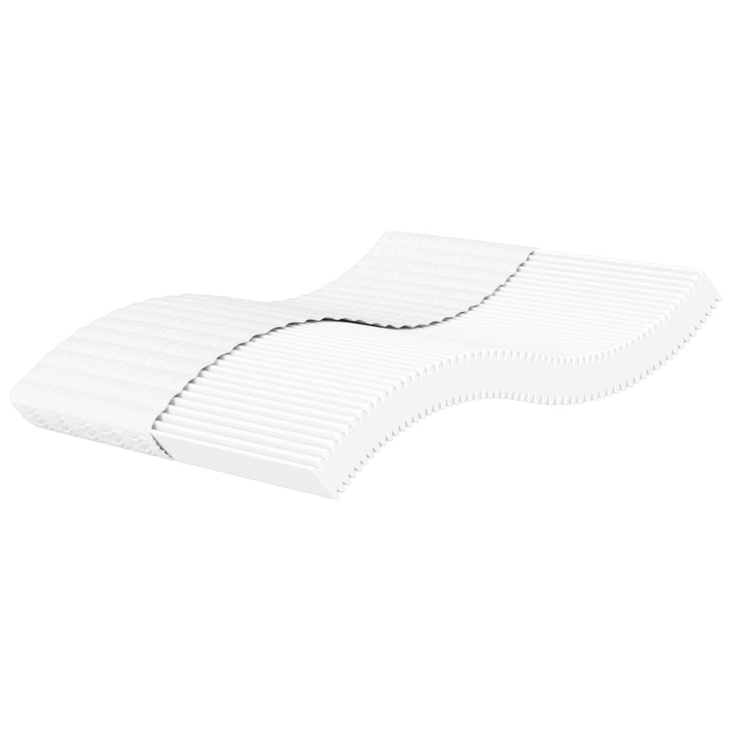 Matelas en mousse blanc 180x210 cm dureté H2 H3