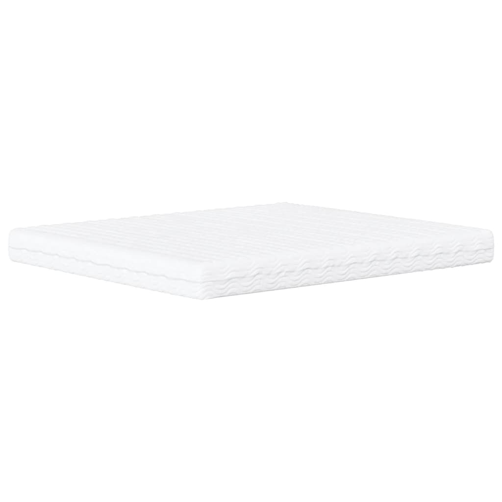 Matelas en mousse blanc 180x210 cm dureté H2 H3