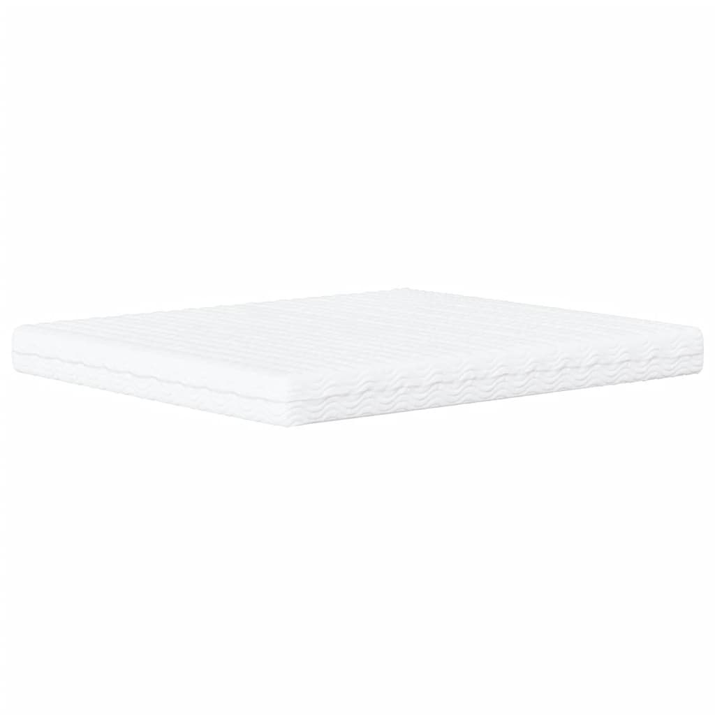 Matelas en mousse blanc 180x220 cm dureté H2 H3