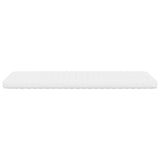 Matelas en mousse blanc 90x210 cm 7 zones dureté 20 ILD