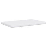 Matelas en mousse blanc 120x210 cm 7 zones dureté 20 ILD