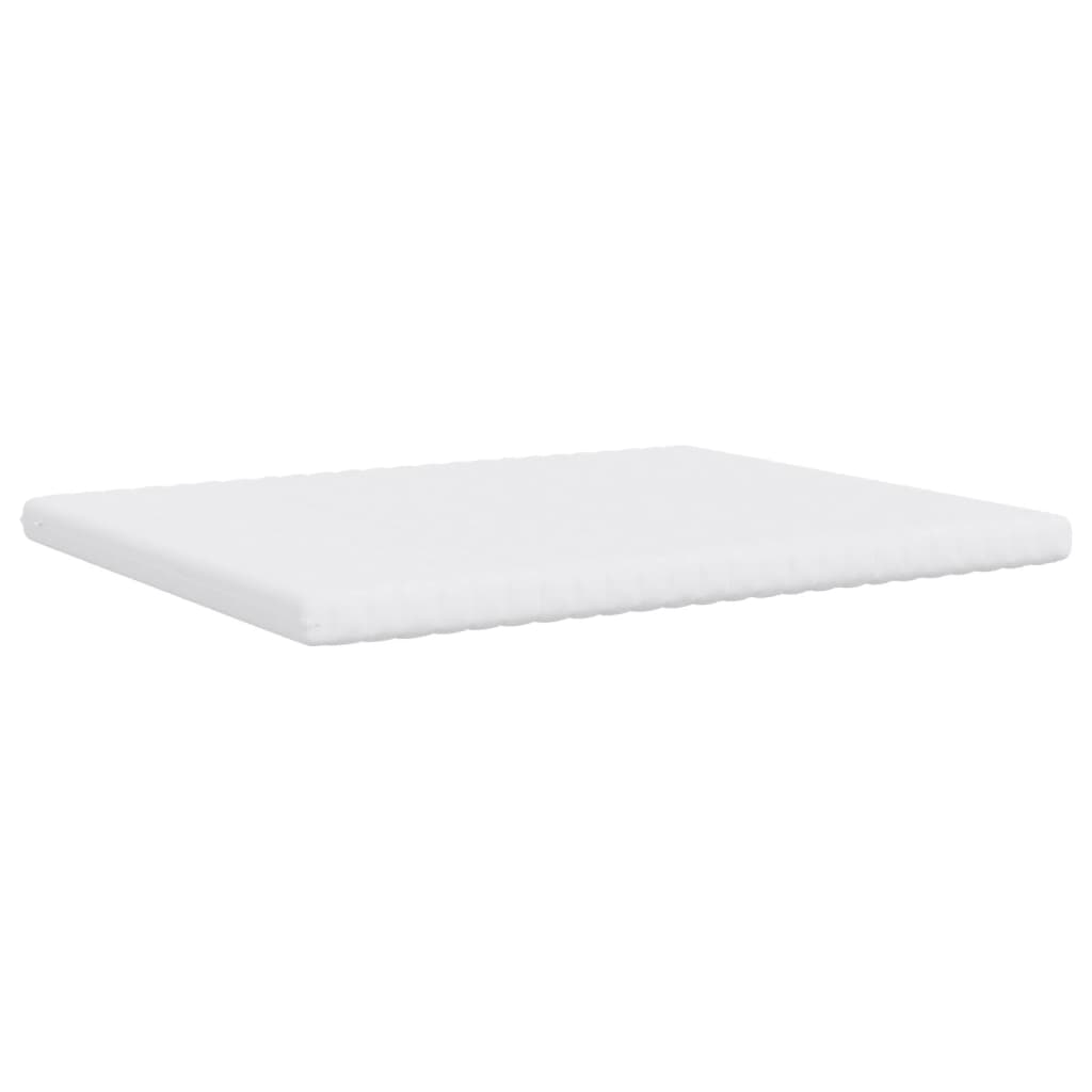 Matelas en mousse blanc 160x210 cm 7 zones dureté 20 ILD