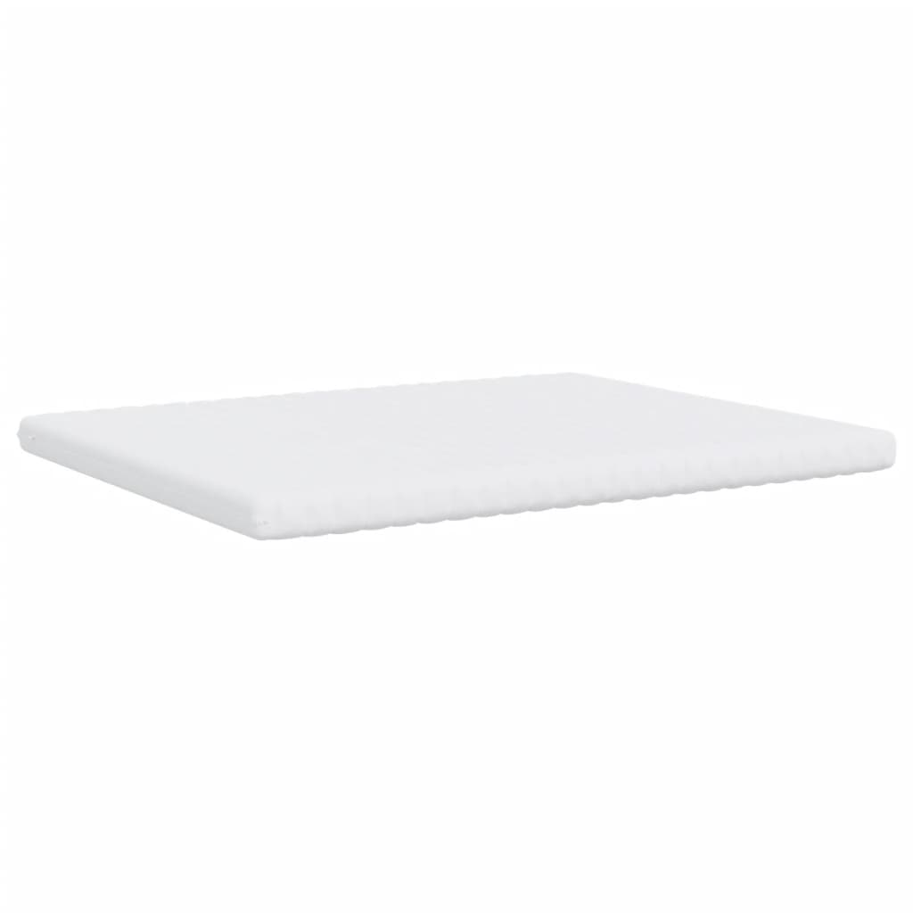 Matelas en mousse blanc 180x210 cm 7 zones dureté 20 ILD