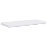 Matelas en mousse blanc 80x220 cm 7 zones dureté 20 ILD