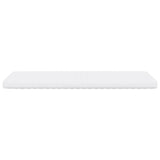 Matelas en mousse blanc 90x220 cm 7 zones dureté 20 ILD