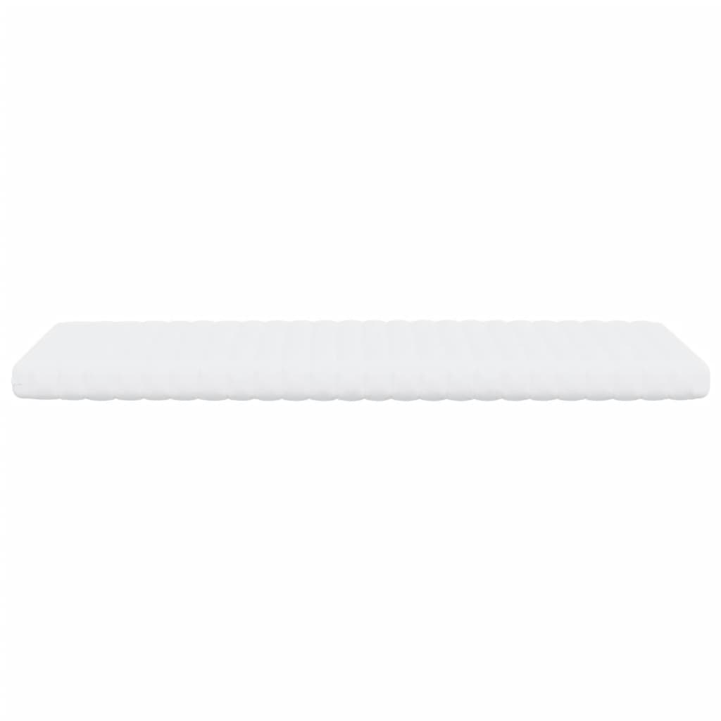 Matelas en mousse blanc 100x220 cm 7 zones dureté 20 ILD