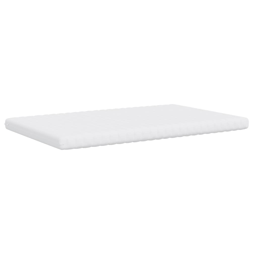 Matelas en mousse blanc 120x220 cm 7 zones dureté 20 ILD