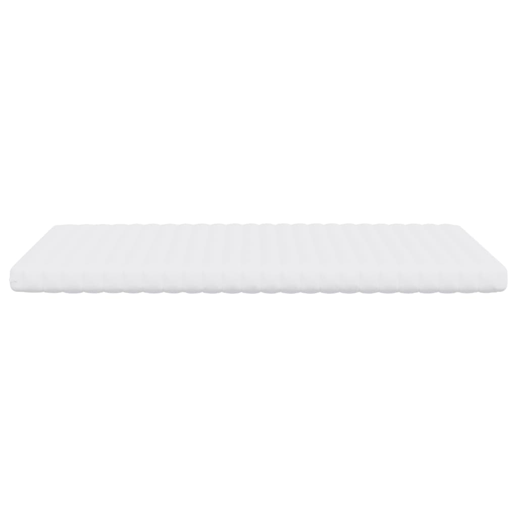 Matelas en mousse blanc 120x220 cm 7 zones dureté 20 ILD