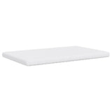 Matelas en mousse blanc 140x220 cm 7 zones dureté 20 ILD