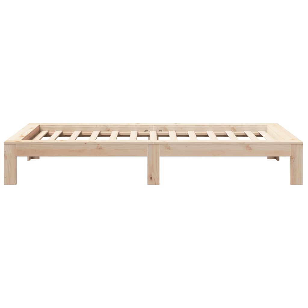 Cadre de lit sans matelas 90x200 cm bois de pin massif