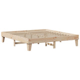 Cadre de lit sans matelas 200x200 cm bois massif de pin