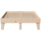 Cadre de lit sans matelas 120x200 cm bois de pin massif