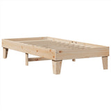 Cadre de lit sans matelas 100x200 cm bois massif de pin