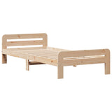 Cadre de lit sans matelas 100x200 cm bois massif de pin