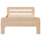 Cadre de lit sans matelas 90x190 cm bois de pin massif