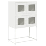 White high sideboard 68x39x107 cm steel