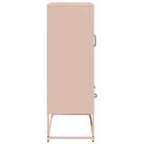 Buffet haut rose 68x39x111,5 cm acier