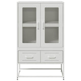 White high sideboard 68x39x111.5 cm steel