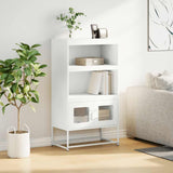 White high sideboard 68x39x123 cm steel